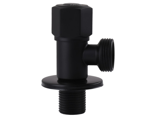 Кран кульовий кутовий Professional 1/2″X3/4″ NV-QP888 BLACK
