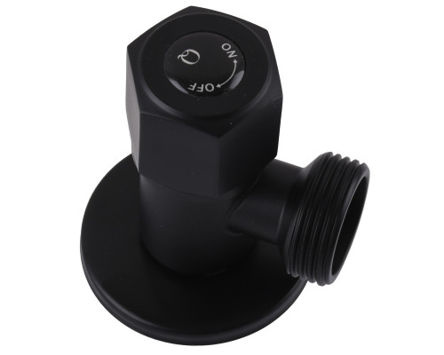 Кран кульовий кутовий Professional 1/2″X3/4″ NV-QP888 BLACK