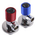 !!Набір кранів кутових кераміка SOLOMON EXCLUSIVE 1/2″X1/2″ 9889 RED/BLUE (1уп.)