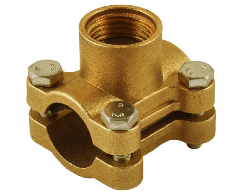 Врізання в трубу 3/4″(Ø27мм)х1/2″В латунне посилене Б3802А