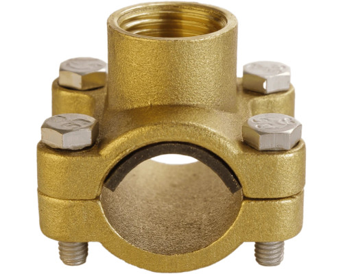 Врізання в трубу 3/4″(Ø27мм)х1/2″В латунне посилене Б3802А