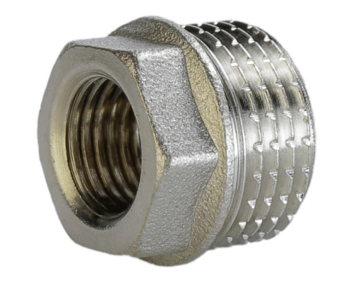 Футорка 1/2″х1/4″ЗВ нікельована (манометр) А0723А(нк)