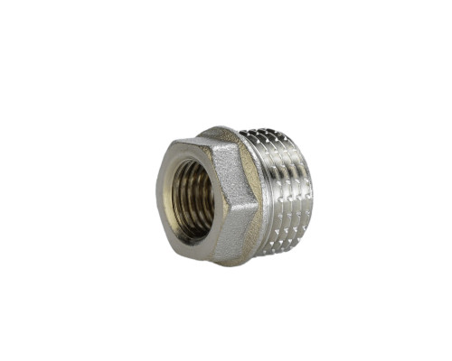 Футорка 1/2″х1/4″ЗВ нікельована (манометр) А0723А(нк)