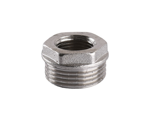 Футорка 1/2″х1/4″ЗВ нікельована (манометр) А0723А(нк)