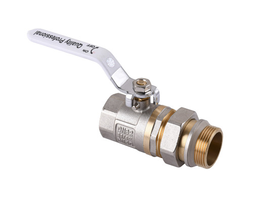 Кран кульовий з американкою Q PROFESSIONAL QP003 PN40 1 1/4″