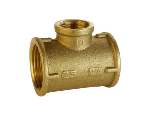 Трійник редукційний 1″х1/2″х1″ВВВ латунний А0206А