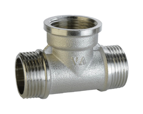 Трійник 3/4″ЗВЗ нікельований А0253А(нк)