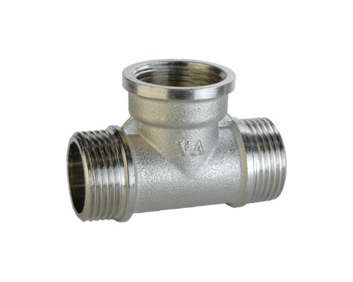 Трійник 3/4″ЗВЗ нікельований А0253А(нк)
