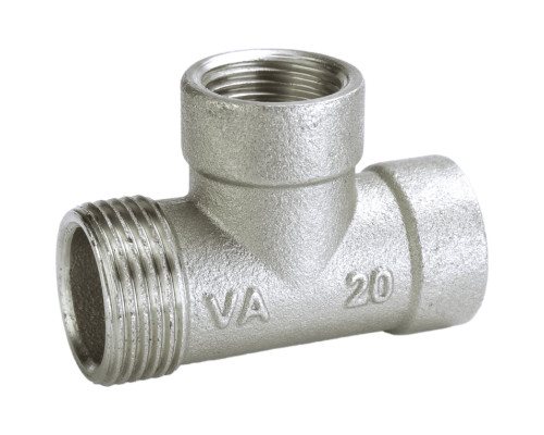 Трійник редукційний 3/4″х1/2″х1/2″ЗВВ нікельований A0225А(нк)
