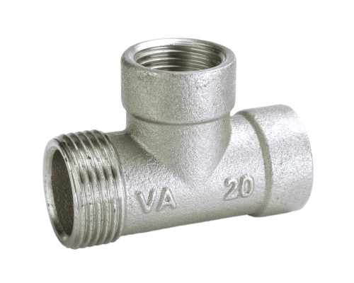 Трійник редукційний 3/4″х1/2″х1/2″ЗВВ нікельований A0225А(нк)