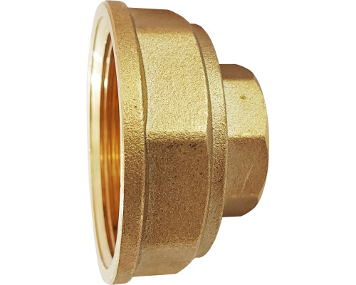Муфта редукційна 1 1/4″х 1/2″ВВ латунна восьмигранна А0333А