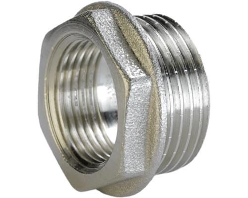 Футорка 1 1/2″х1 1/4″ЗВ нікельована А0754А(нк)