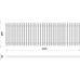 Конвектор ТС80-2250/265-LUX-4wbl (з решіткою)