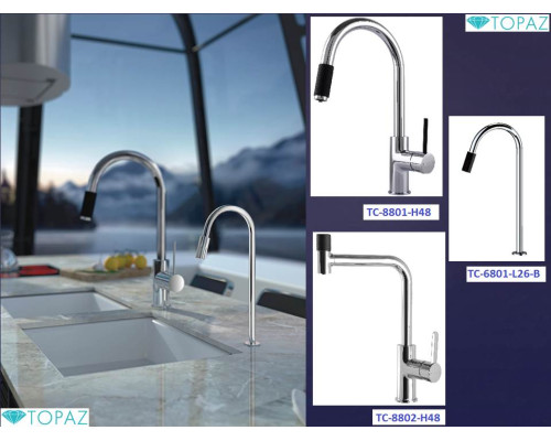 Кран для зворотнього осмосу TOPAZ CORSICA TC-6801-L26-B