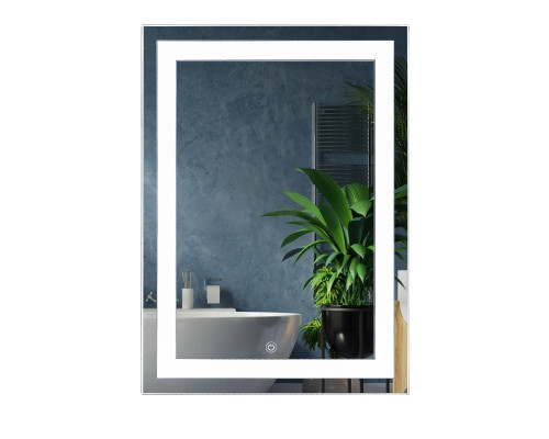 Дзеркало UNIO MRR-01 SQR-AA-S 600 x 800 mm LED FL з сенсором