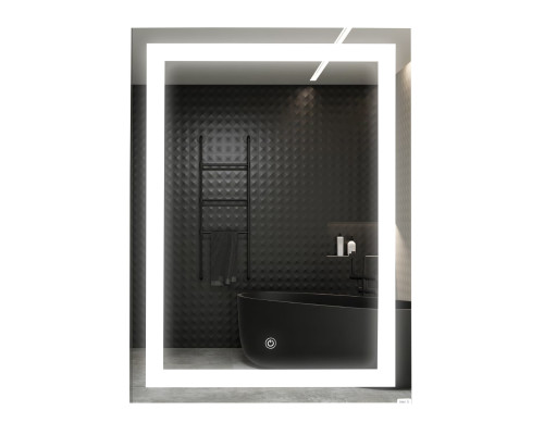 Дзеркало UNIO MRR-01 SQR-AA-S 600 x 800 mm LED FL з сенсором