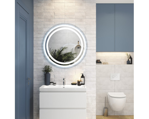 Дзеркало UNIO MRR-09 RND-S 700 x 700 mm LED FL з сенсором