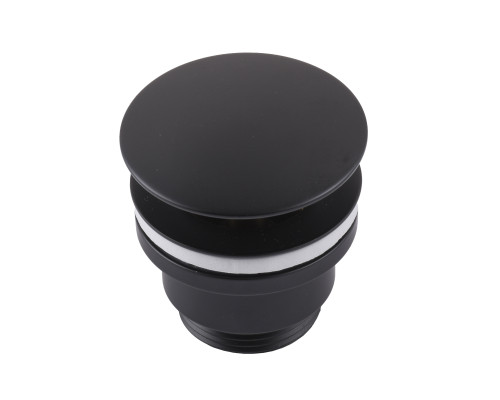 HG15-04A-10-BR-(BB)-Click-clack--Донний клапан  ЛАТУНЬ ,Універсальний, Чорний мат (Box Globus Lux)