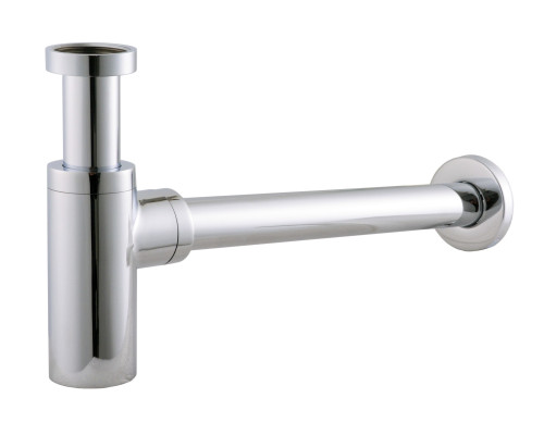 Сифон для раковин циліндричний Globus Lux GSB-32-125-00 1 1/4 ″, хром, латунь