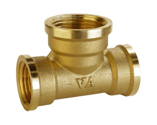 Трійник редукційний 1/2″х3/4″х1/2″ВВВ латунний А0217А