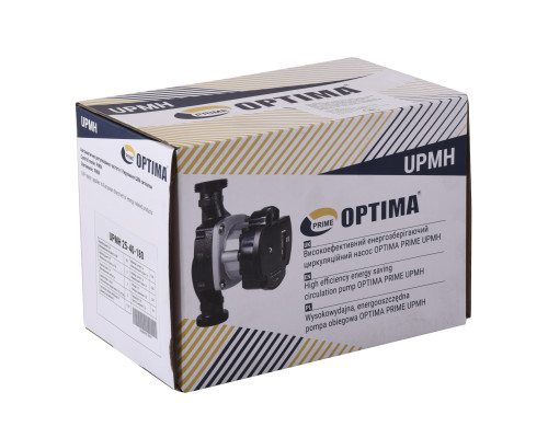 Насос циркуляційний енергоощадний  Optima PRIME UPMH 25-40AUTO 180мм + гайки