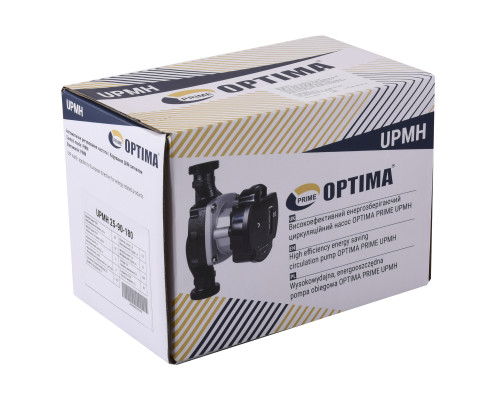 Насос циркуляційний енергоощадний  Optima PRIME UPMH 25-90AUTO 180мм + гайки