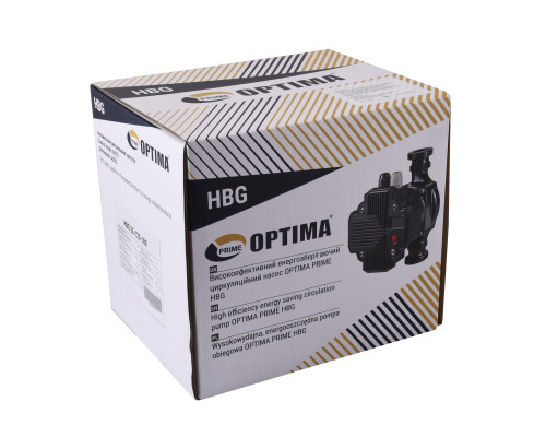Насос циркуляційний енергоощадний  Optima PRIME HBG 25-125AUTO 180мм