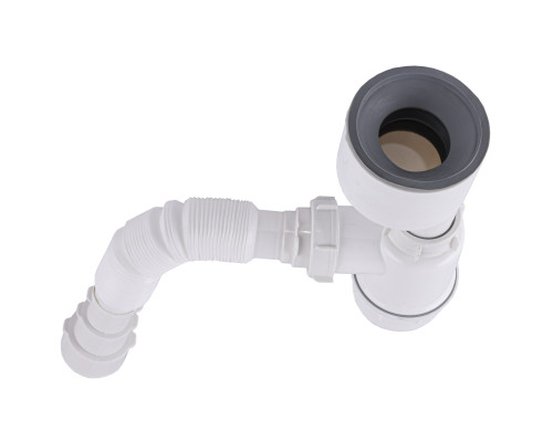 Сифон Waterstal  для пісуара 11/4 з манжетом D 50, з гофрою 40/50 P31009