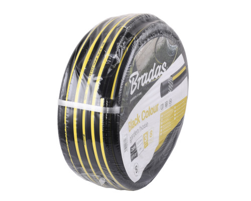Шланг для поливу BLACK COLOUR 1/2″ 20м, Bradas Польща чорний WBC1/220