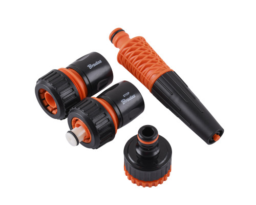 ECO-PWB5500-34 BLACK LINE, Комплект з 4 елементів для поливу на шланг 3/4″ bradas  Польша