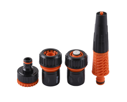 ECO-PWB5500-34 BLACK LINE, Комплект з 4 елементів для поливу на шланг 3/4″ bradas  Польша