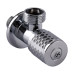Кран кутовий кераміка  PROFESSIONAL EXCLUSIVE 1/2″X3/4″ 898 CHROME (1шт.)