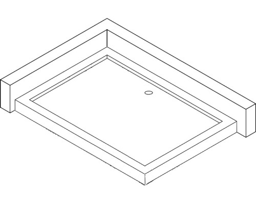 Душовий піддон прямокутний NAREW SL120F BRAVO (1уп.)