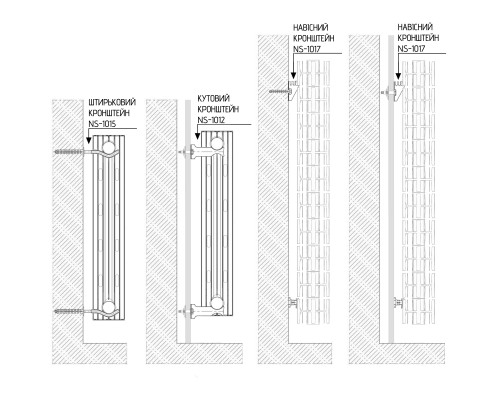Радіатор біметалевий секційний QUEEN THERM 500/100 VERTICAL/HORIZONTA (кратно 10)