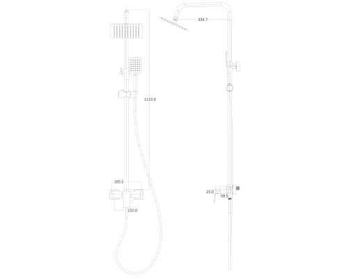 Душова система Globus Lux BONN GLB-0005N