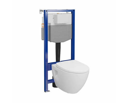 КОМПЛЕКТ С35 ІНСТ СИС-МА AQUA 50 QF MEХАН+ MODUO PLUS ОВАЛЬНИЙ CLEANON з сид дюр ліфт БЕЗ КНОПКИ
