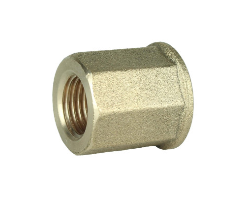 Муфта редукційна 3/8″х1/4″ВВ латунна восьмигранна А0321А