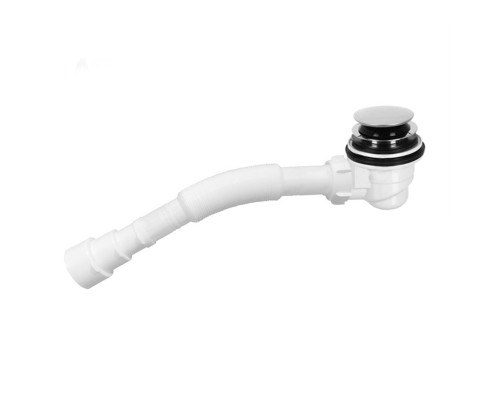 Сифон ″Waterstal″ для душового піддону Click-Clack з гнучкою трубою 32/40/50  Н=65 мм (А - 1765)