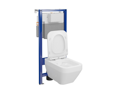 КОМПЛЕКТ С30 ІНСТ СИС-МА AQUA 50 QF MEХАН+ CREA  ПРЯМОКУТНИЙ   CLEANON з сид дюр ліфт БЕЗ КНОПКИ