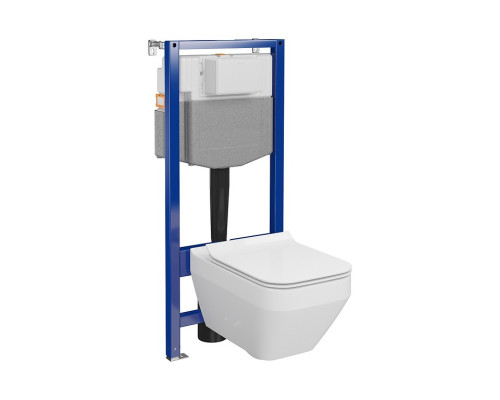 КОМПЛЕКТ С30 ІНСТ СИС-МА AQUA 50 QF MEХАН+ CREA  ПРЯМОКУТНИЙ   CLEANON з сид дюр ліфт БЕЗ КНОПКИ