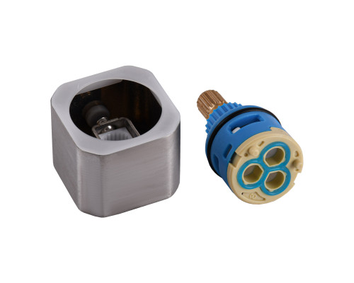 SC-SKU-200-Кран-Букса переключення з квадратною рукояткою. д/душ систем SUS, 3-х ходова