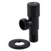 Кран кутовий кераміка SOLOMON EXCLUSIVE 1/2″X3/4″ 989 BB (BLACK/BLACK) ( 1шт.)