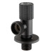 Кран кутовий кераміка SOLOMON EXCLUSIVE 1/2″X3/4″ 989 BB (BLACK/BLACK) ( 1шт.)