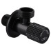 Кран кутовий кераміка SOLOMON EXCLUSIVE 1/2″X3/4″ 989 BB (BLACK/BLACK) ( 1шт.)