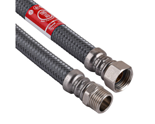 Шланг водяний TUCAI 1/2″x1/2″ ЗВ 0,5м SUPER АНТИКОРОЗІЯ TAQ МG-1212-500     204287