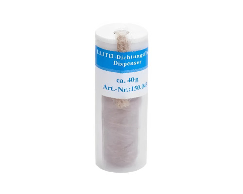 Пакля, льон сантехнічний Unigarn  40g UNIPAK (катушка в тубусі)
