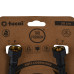Шланг водяний TUCAI TAQ PREMIUM GRIF 1/2″x1/2″ BВ 0,5м.АНТИКОР. ACB HG-1212-500  (Чорний Мат) 209970