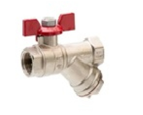 Кран кульовий з фільтром ″ARCO Sena″  1/2″вн./вн.       152503 (752503)     (Метелик)