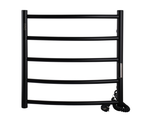 Рушникосушарка UNIO LD ЕU 500-500-5 BLK Драбинка Дуга електро чорна
