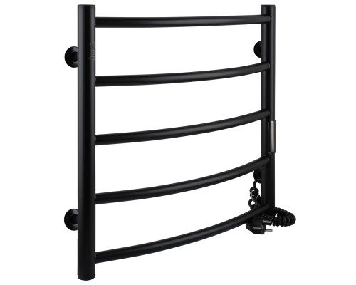Рушникосушарка UNIO LD ЕU 500-500-5 BLK Драбинка Дуга електро чорна